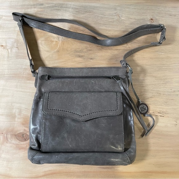 The Sak Bags The Sak Ventura Gray Leather Crossbody Bag Poshmark